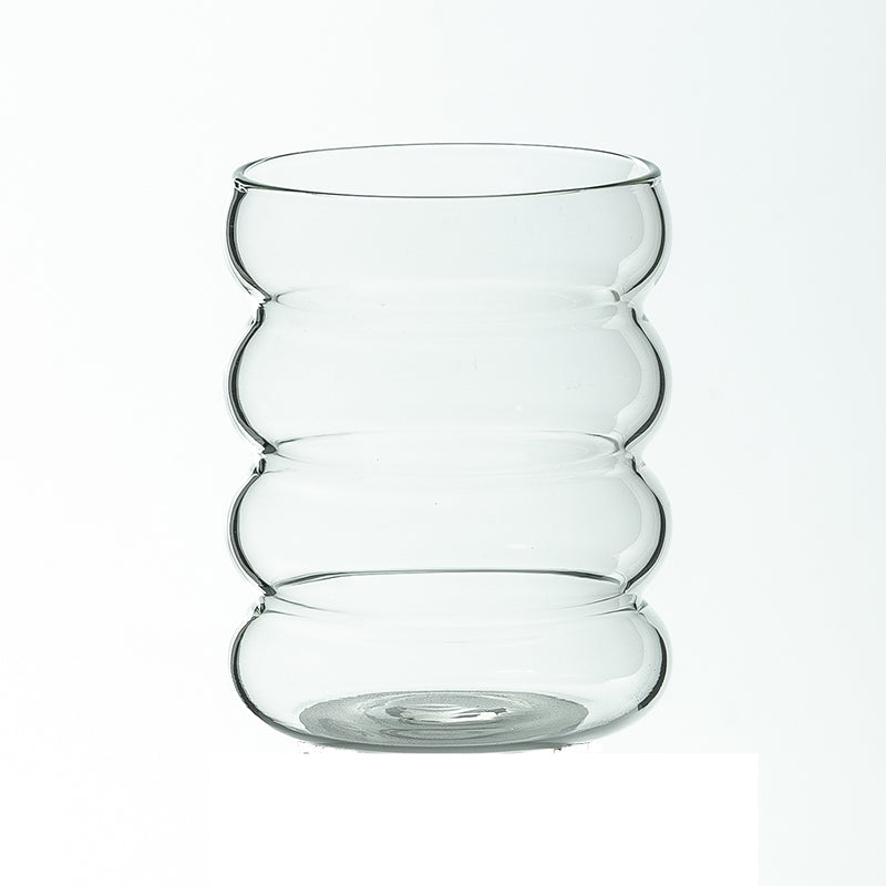 Glass Ripple Cup