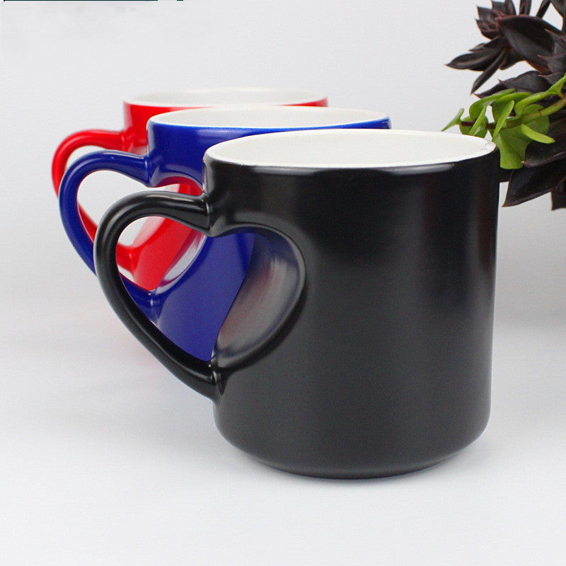 Heart Handle Ceramic Mug