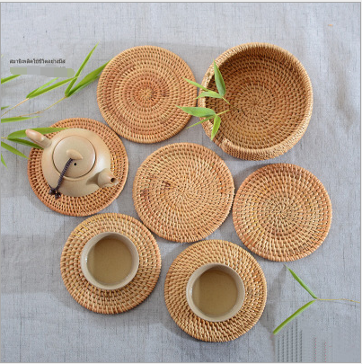 Vietnamese Rattan Coaster