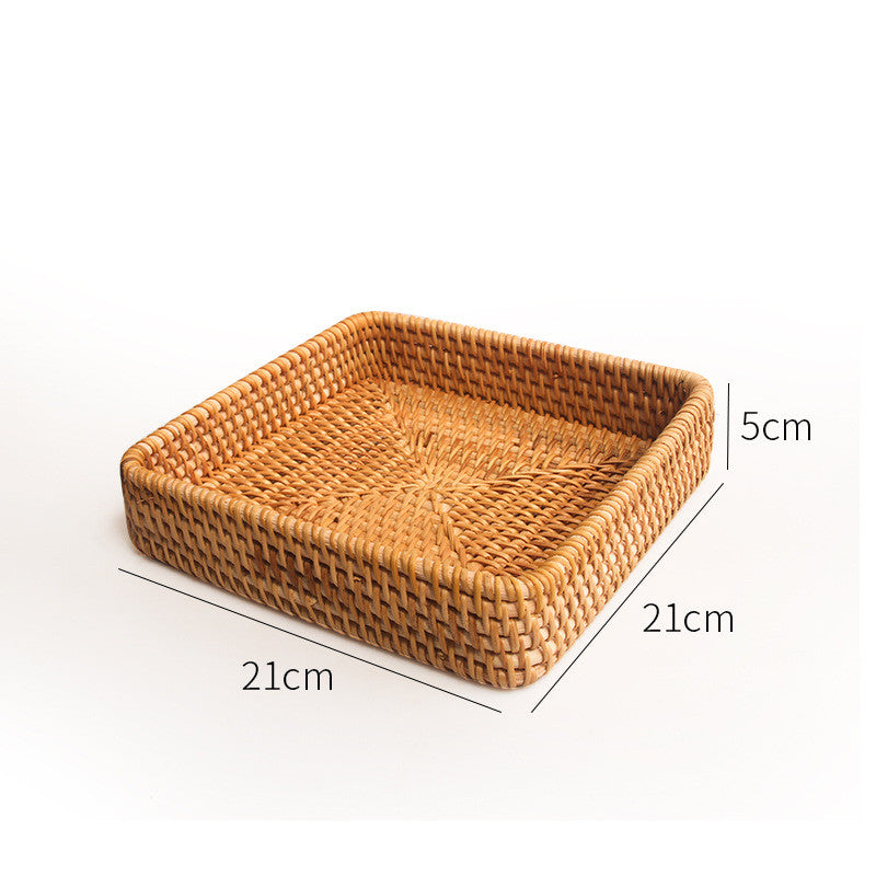 Tabletop Rattan Storage Baskets