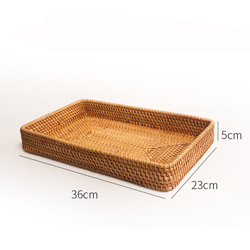 Tabletop Rattan Storage Baskets