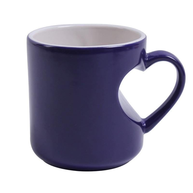 Heart Handle Ceramic Mug