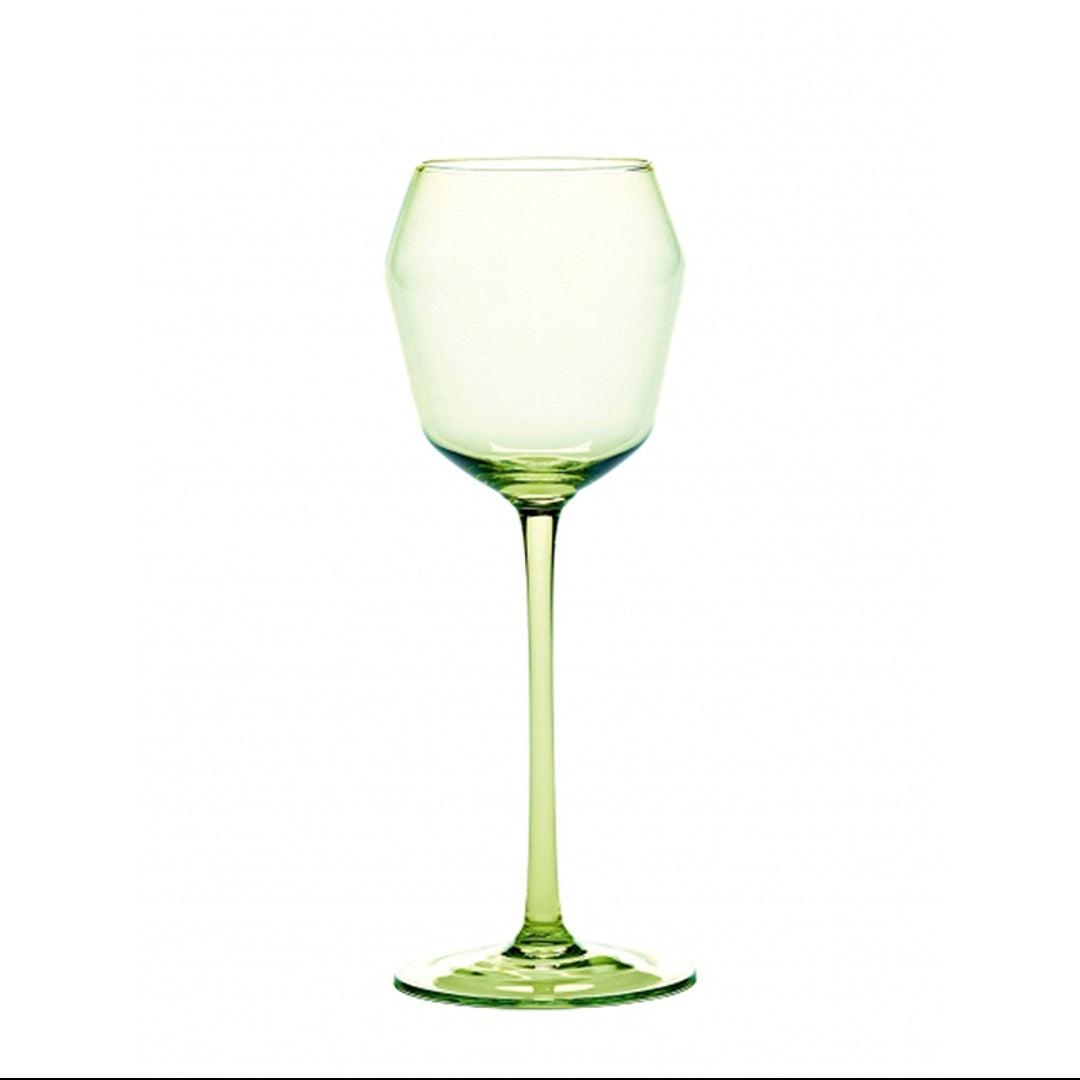 Light Green Champagne Glass