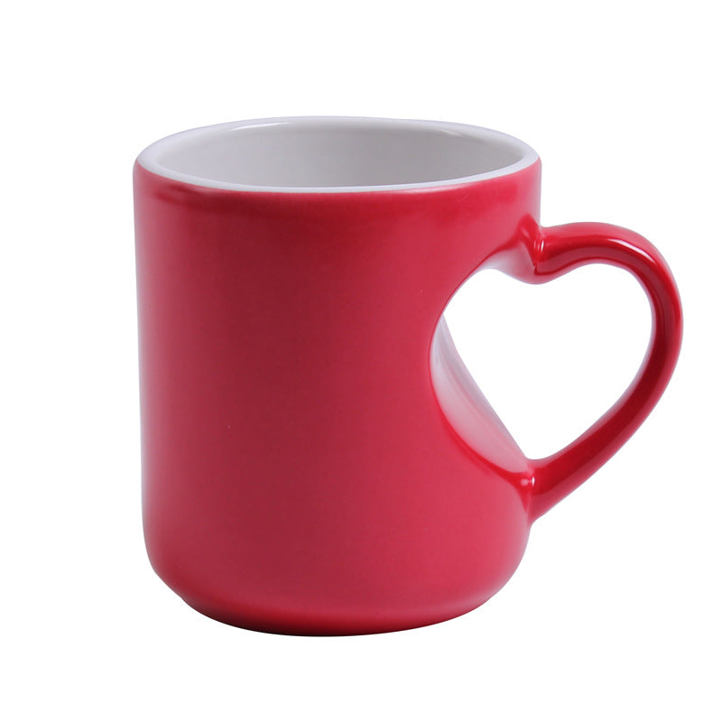 Heart Handle Ceramic Mug